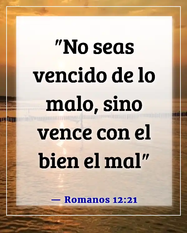 Versículo de la Biblia sobre hacer lo correcto cuando nadie está mirando (Romanos 12:21)