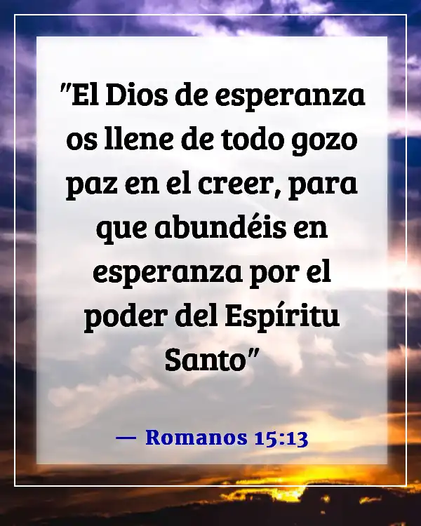 Versículos de la Biblia sobre sentirse emocionalmente inestable y agotado (Romanos 15:13)