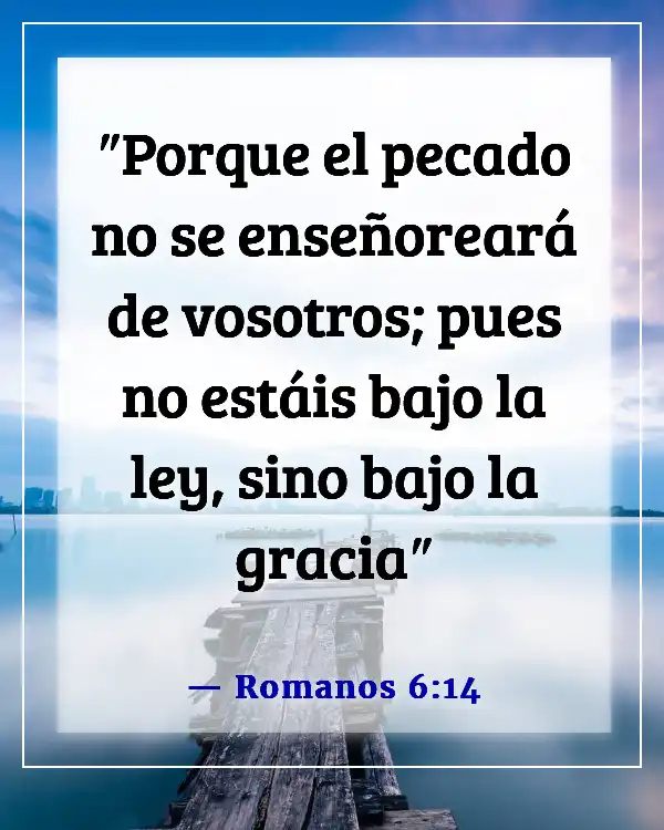 Versículos de la Biblia sobre el favor inmerecido de Dios (Romanos 6:14)