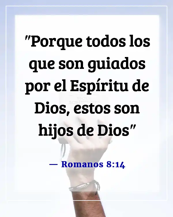 Versículos de la Biblia sobre la adopción en la familia de Dios (Romanos 8:14)