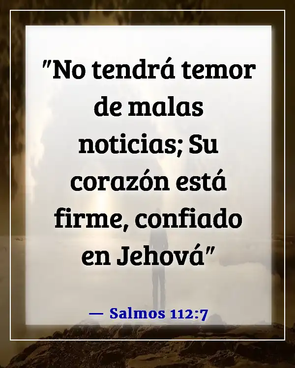 Versículos de la Biblia sobre la Determinación (Salmos 112:7)