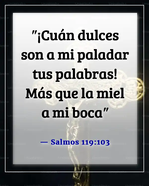 Versículo de la Biblia: Alimento para el alma (Salmos 119:103)