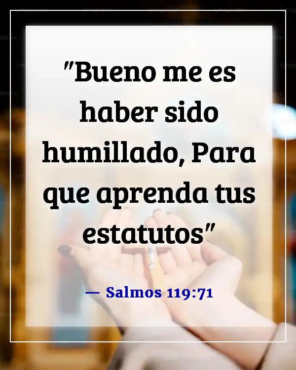 Versículo de la Biblia sobre el sufrimiento siendo temporal (Salmos 119:71)