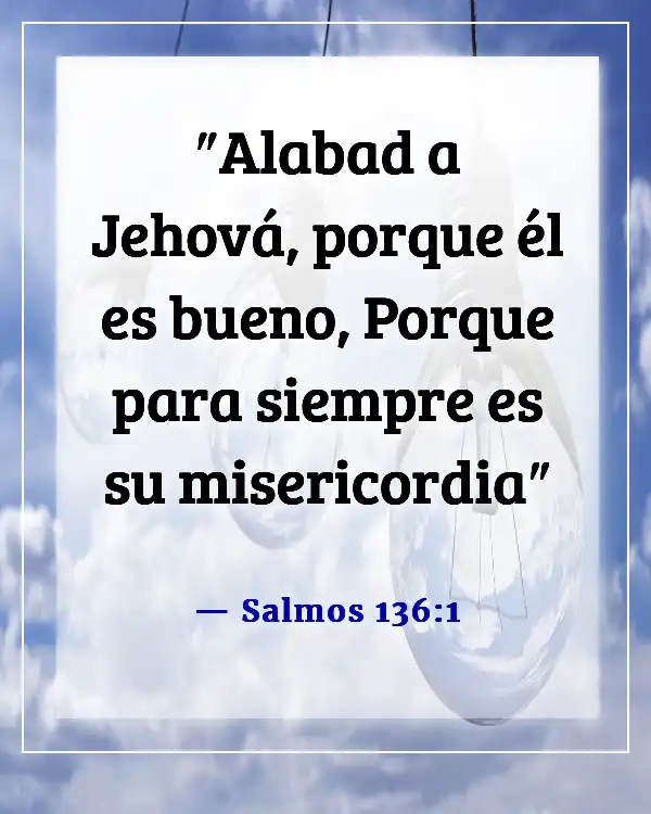 Versículos de la Biblia sobre ser dado por sentado (Salmos 136:1)