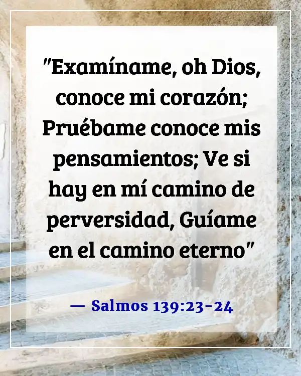 Versículos de la Biblia sobre sentirse emocionalmente inestable y agotado (Salmos 139:23-24)