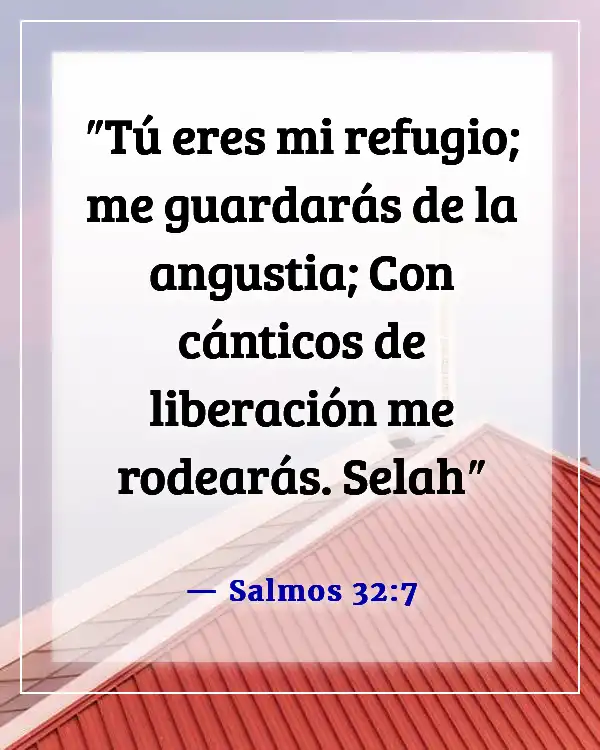 Versículos bíblicos sobre la victoria sobre las pruebas (Salmos 32:7)