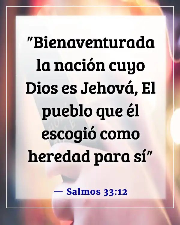 Versículo de la Biblia para el patriotismo (Salmos 33:12)