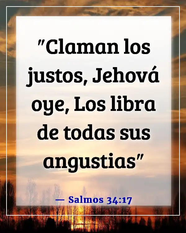 Versículos de la Biblia sobre cómo superar obstáculos en la vida (Salmos 34:17)