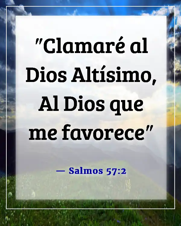 Versículos de la Biblia sobre encontrar tu propósito (Salmos 57:2)