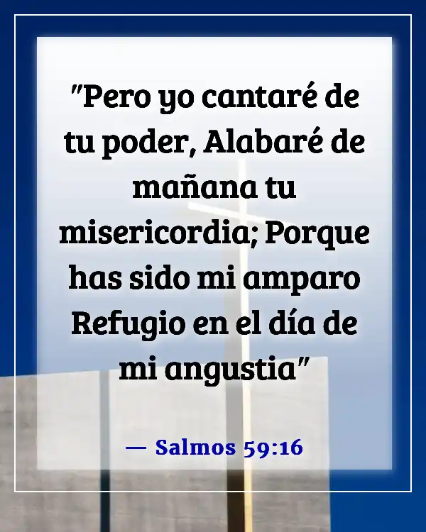 Dios es nuestro auxilio en tiempos de angustia (Salmos 59:16)