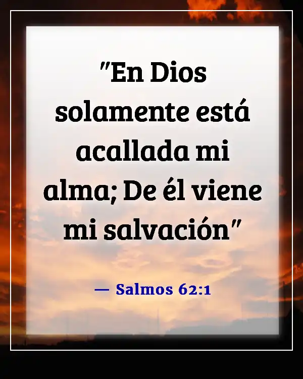 Versículos de la Biblia para la mente atribulada (Salmos 62:1)