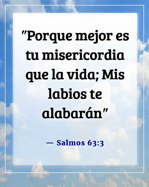 Versículos de la Biblia sobre el amor inagotable de Dios (Salmos 63:3)