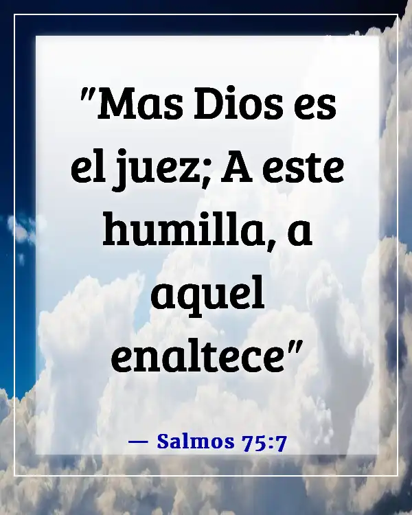 Versículos de la Biblia sobre los líderes de las naciones (Salmos 75:7)