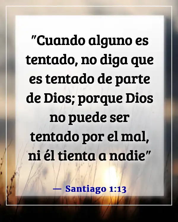 Versículos de la Biblia sobre el diablo robando tu alegría (Santiago 1:13)