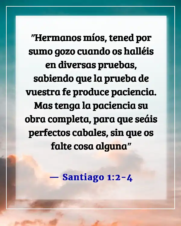 Versículos de la Biblia sobre Dios caminando con nosotros en tiempos difíciles (Santiago 1:2-4)