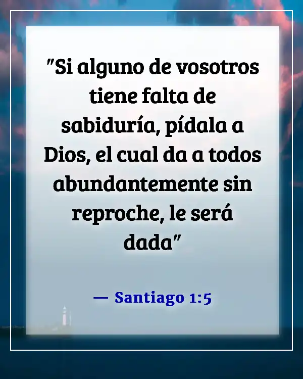 Versículos de la Biblia para sentirte mejor contigo mismo (Santiago 1:5)