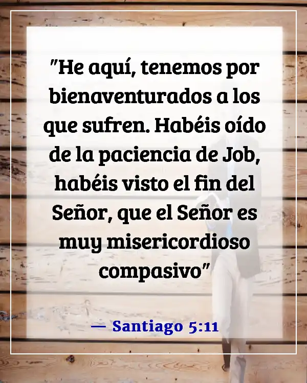 Versículo de la Biblia sobre correr la carrera con perseverancia (Santiago 5:11)