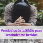 Versículos de la Biblia para sentimientos heridos