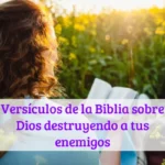 Versículos de la Biblia sobre Dios destruyendo a tus enemigos