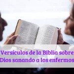 Versículos de la Biblia sobre Dios sanando a los enfermos