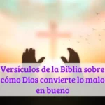 Versículos de la Biblia sobre cómo Dios convierte lo malo en bueno