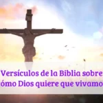 Versículos de la Biblia sobre cómo Dios quiere que vivamos