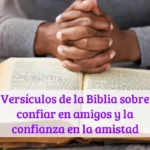 Versículos de la Biblia sobre confiar en amigos y la confianza en la amistad