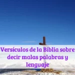 Versículos de la Biblia sobre decir malas palabras y lenguaje