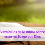 Versículos de la Biblia sobre estar en fuego por Dios