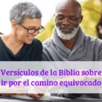 Versículos de la Biblia sobre ir por el camino equivocado