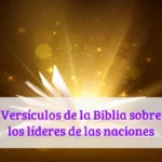 Versículos de la Biblia sobre los líderes de las naciones